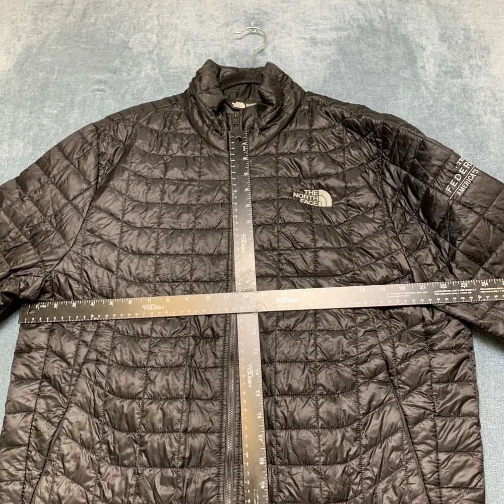 The North Face ThermoBall Eco Jacket Mens Black Insulated Lightweight Full Zip